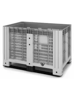 Пластиковый контейнер iBox 1200х800 перфорированный, на полозьях