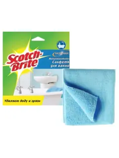 Салфетка микроволоконная Scotch-Brite® для ванной 32*30