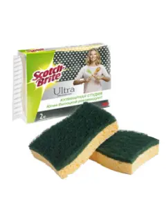 8. Губка Scotch-Brite® ULTRA ИНТЕНСИВ целлюлозные для посуды
