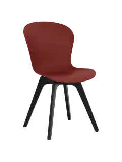Стул LOFT Ola Dom с пластиковыми ножками бордовый