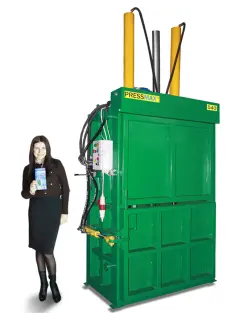 Гидравлический вертикальный пакетировочный пресс PRESSMAX ™ 540