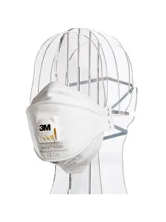 3M™ Aura™ 9322+ Противоаэрозольная Фильтрующая маска класс защиты FFP2 NR D, с клапаном выдоха