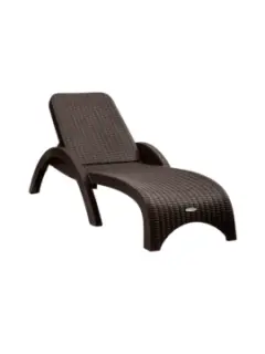 Шезлонг RATTAN OLA DOM коричневый