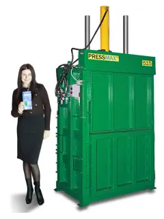 Гидравлический вертикальный пакетировочный пресс PRESSMAX ™ 515