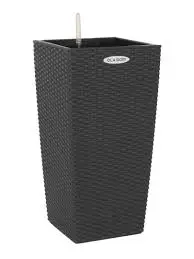Кашпо RATTAN OLA DOM 14 л антрацит