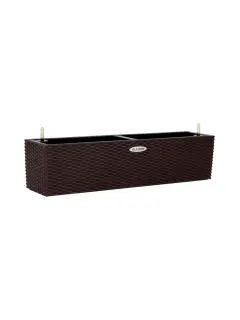 Кашпо прямоугольное RATTAN 12 л коричневый